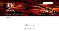 Desktop Screenshot of haisleymachine.com